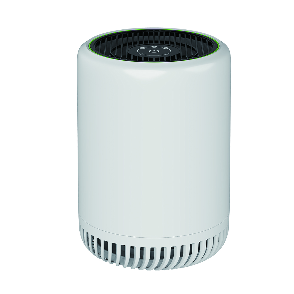 Touch panel negatibong ion three-speed wind speed adjustment atmosphere lamp uv lamp intelihente air purifier bkj-15l